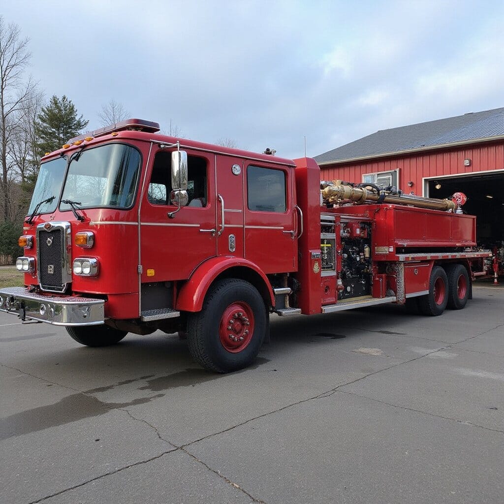 A bright red flatbed truck arriving at a fire station with a mobile fire pump system for emergency response. gas gas gas pump pump hose gpm pumps gas tank pumps foam portable fire pump pumps centrifugal pump trailer cart gpm tank engine fire hydrant gpm fire pump centrifugal pump gpm gpm gpm pressure gpm nozzles fire pump gpm pumps gpm portable fire pumps engine diesel pumps foam gpm pumps fire pumps fire pumps gas gpm foam pumper gpm fire pump hoses gpm cart diesel pumps cart pumps pumper water pump tires gpm pumps