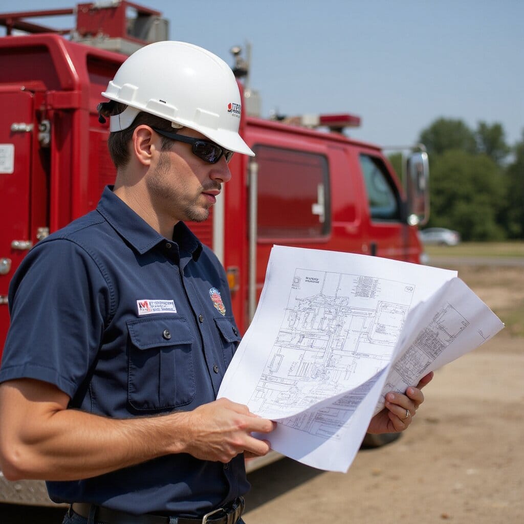 Technician reviewing blueprints for a mobile fire pump system installation on site. maintenance nfpa maintenance nfpa compliance fire protection fire pump nfpa fire pump sprinkler system compliance nfpa nfpa nfpa nfpa nfpa fire standpipe inspection sprinkler systems sprinkler systems nfpa sprinklers sprinklers authority having jurisdiction maintenance nfpa fire pump fire suppression systems pressure fire code authority having jurisdiction nfpa water regulations nfpa nfpa fire sprinkler system sprinkler systems compliance inspection sprinklers nfpa nfpa nfpa nfpa compliance diesel nfpa nfpa nfpa nfpa water nfpa fire sprinkler systems nfpa diesel engine nfpa authority having jurisdiction nfpa fire pump standpipe fire sprinkler systems inspection fire pump pressure nfpa risks fire sprinkler systems sprinklers nfpa sprinkler system fire pump inspection authority having jurisdiction water authority having jurisdiction nfpa nfpa inspection nfpa fire pumps nfpa nfpa diesel inspection nfpa fire sprinkler systems jockey pump nfpa inspection pressure sprinkler systems maintenance risk fire protection fire pump nfpa sprinklers water supply compliance inspection fire sprinkler system nfpa fire protection nfpa authority having jurisdiction specifications fire protection nfpa pressure sprinkler systems nfpa nfpa fire protection inspection nfpa inspection water sprinkler systems fire sprinkler system sprinklers sprinkler system fire pumps regulations compliance fire protection fire protection nfpa fire code authority having jurisdiction sprinkler systems authority having jurisdiction authority having jurisdiction nfpa inspection fire pump nfpa fire standpipes sprinklers nfpa sprinkler systems diesel engine authority having jurisdiction